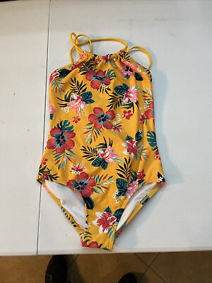 #ad Kanu Swimsuit One Piece 14 Girls Beach Swimming Brooke Mango $18.99