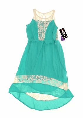 #ad Paper Doll Sleeveless Maxi Dress for Girls Mint 10 $18.99
