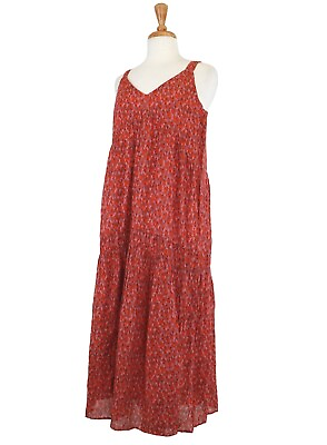 Joie Maxi Dress Sleeveless Tiered Flowing Summer Dress Tea Rose MSRP $248 $19.99