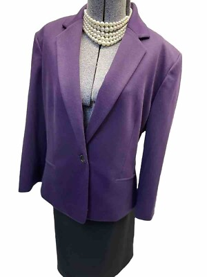 EVAN PICONE Skirt Suit Size 16 Two Piece Set 35X26 Real Pockets Executive $56.99