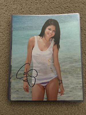 #ad Selena Gomez autograph photo Price Is Per Pic Free Ship Authentic Lavigne $20.99