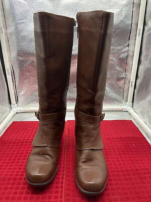 #ad Beautiful adjustable calf ladies boots size 8.5W $19.55