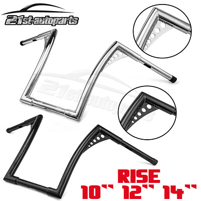 #ad Rise 10quot; 12quot; 14quot; APE Hangers Bar Handlebar For Harley Touring Softail Street Bob $95.99