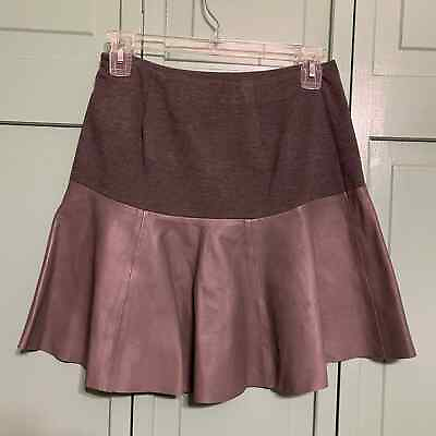 Hinge Leather Mini Skirt Nordstrom Size XS NWT $50.00