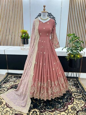 #ad ETHNIC NEW PARTY STYLE GOWN WITH DESIGNER DUPATTA FOR RECEPTION WEAR amp; WOMEN $44.92