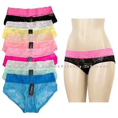 #ad 6 Pcs Hot Women Lady Hot Sexy Sheer Lace Bikini Panties Lingerie Underwear S XL $15.60