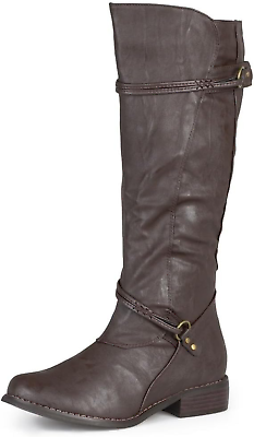 #ad Regular and Wide Calf Womens Buckle Accent Tall Boot $86.88
