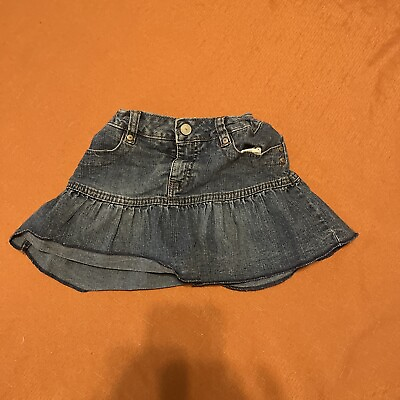 #ad ⭐️Girls Circo Size Medium 7 8 Blue Jean Skirt With Attached Shorts⭐️ $6.00