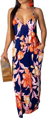 #ad SheKiss 2024 Women#x27;s Casual Summer Floral Long Maxi Dresses Floor Length Sleevel $74.62