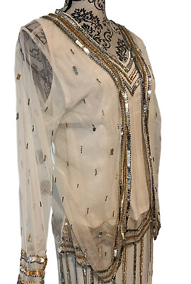 #ad Ashton 3 Piece White Skirt Set Tule Skirt Tank Coverup Formal Suit Size 14 $129.00