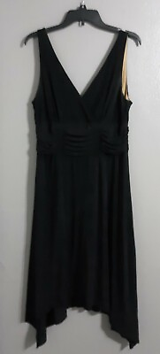 #ad WOMEN#x27;S ABG SLEEVELESS BLACK STRAPLESS COCKTAIL DRESS. EXCELLENT CONDITION.SZ 12 $20.00
