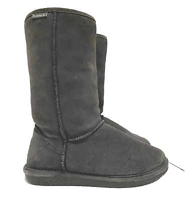 #ad Bearpaw Boots Women#x27;s Elle Tall Fashion Boot Sz 9 Shearling Suede Pull On High $49.99