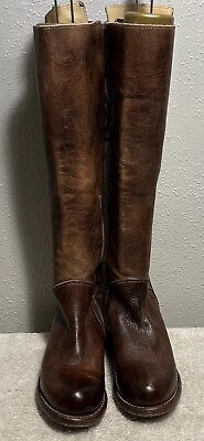#ad Bed Stu Women#x27;s Manchester Knee High Boot 6 US Brown Leather Boho Boots $120.00