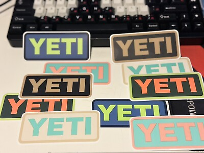 #ad #ad 5 Authentic NEW YETI Decal Stickers NEWamp;FRESHER THAN OTHERS $100.00