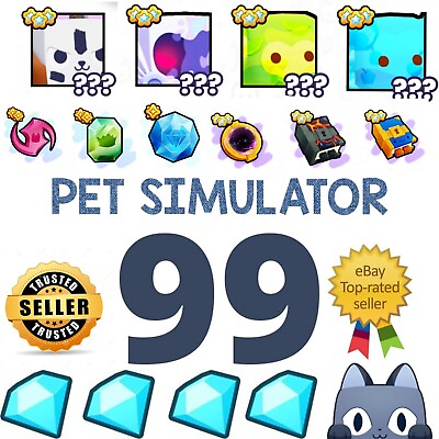 #ad Pet Simulator 99 HUGE PETS GEMS ENCHANTS ITEMS FAST amp; LOWEST‼️‼️ $124.99
