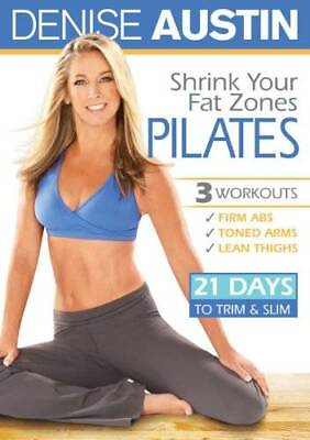 Denise Austin: Shrink Your Fat Zones Pilates DVD By Denise Austin VERY GOOD $5.31