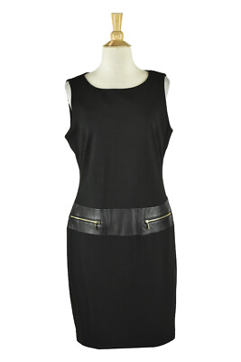 Calvin Klein Women Dresses Pencil 10 Black Polyester $39.99