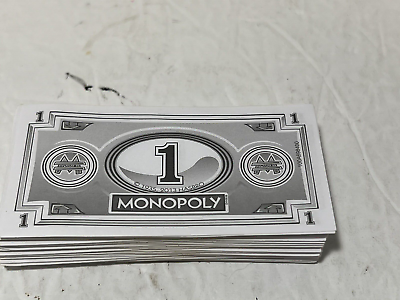 #ad Monopoly Junior Party 90 xM Notes Replacement Pieces Parts Money Pack $4.00