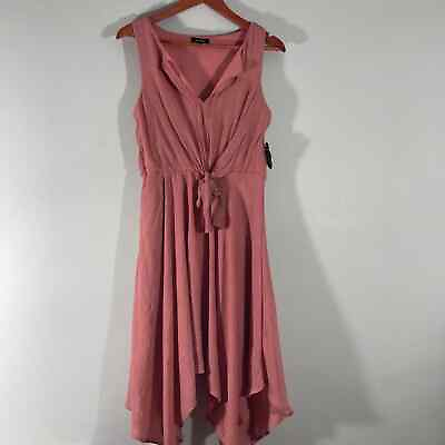 #ad AUW Dress Size 4 Color Pink Maxi Women’s Sleeveless $17.99