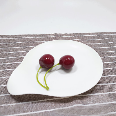 4quot; White Tear Drop Plastic Small Dessert Serving Party Plates for Wedding Party $42.99