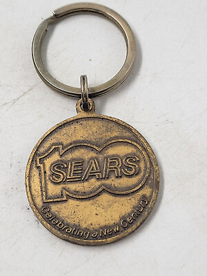 Vintage Sears Roebuck 100 Year 1886 1986 Commemorative Keychain Key Chain $8.01