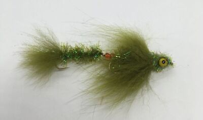 Articulated Poodle Olive Articulated Streamer $13.99