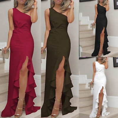 Women Evening Formal Party Wedding Bridesmaid Maxi Dress Prom Cocktail Long Gown $19.97