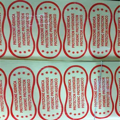50x Hygiene Protection Label Clear Tape Adhesive Underwear Bikini Try On Sticker $4.49