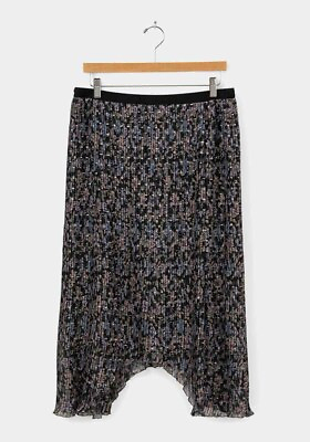 #ad Matilda Jane Good Hart GH Wimberley Pleated Paisley Midi skirt sz L Large NWOT $50.95