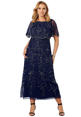 #ad Roaman#x27;s Women#x27;s Plus Size Glam Maxi Dress $190.19