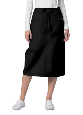 #ad #ad Adar Women Medical Nurse Uniform Mid Calf Length Drawstring 2 Pocket Scrub Skirt $30.49