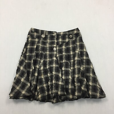 #ad Next Skirt Womens UK 8 Check Gathered Mini GBP 7.99