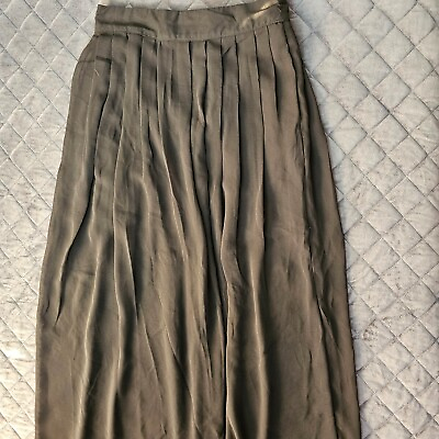 #ad Hamp;M Women#x27;s Mesh Lined Zipper Tulle Skirt Long Size 6 Black $25.99