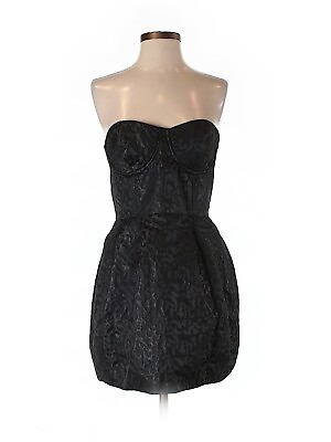 #ad Black Printed Cocktail Dress $50.00