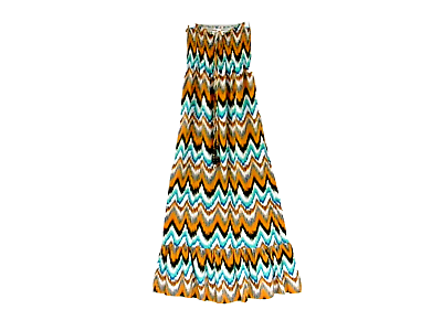 #ad No Boundaries Maxi Dress S 3 5 Strapless Tie With Beads Around Neck Stretch $11.97