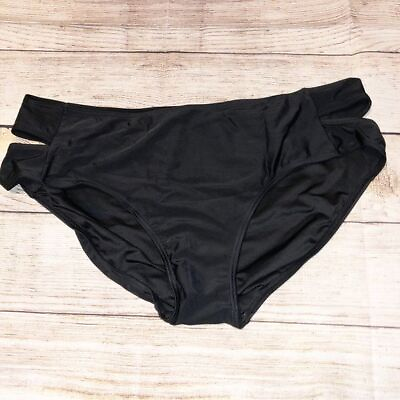 #ad NWOT Black Bikini Bottoms Size XXL $8.00