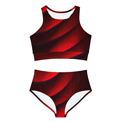 #ad Sporty Bikini Set Red Design $79.60