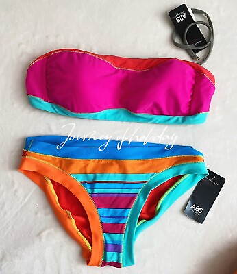 #ad Women Swimming Suits Two Piece Bikini Set for Women Colorful Size 10 $15.99