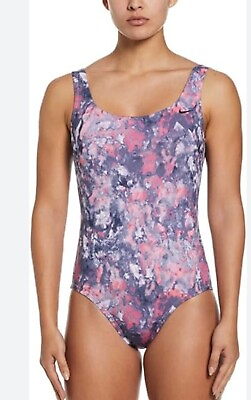 #ad #ad Nike Women’s Women#x27;s Tie Dye U Back One Piece Swimsuit Size M NEW $38.98
