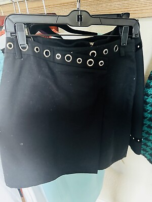 #ad Maje Black Mini Skirt Size 38 $56.00