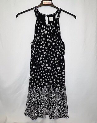 #ad Soma Women#x27;s Sundress Floral Bandana Print Lined Summer Dress Size XL $21.75