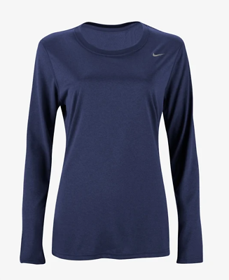 Nike Legend Womens Long Sleeve Navy Multiple Sizes $20.00