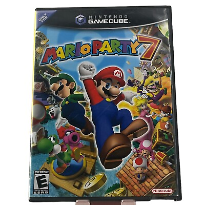 Mario Party 7Nintendo GameCube 2005 Complete W Manual in Box CIB tested works $109.99