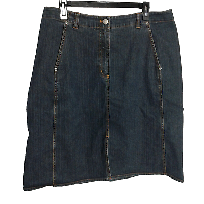#ad Chicos Denim Skirt Size 3 US 16 $19.00