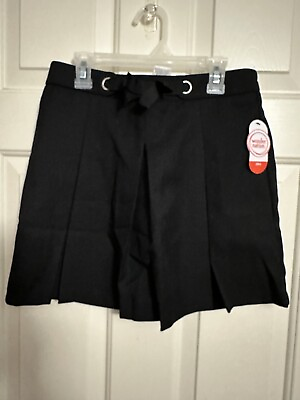 #ad NEW Wonder Nation Girls#x27; Black School Uniform Skirt Size 10 Plus $6.29