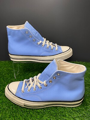 #ad Converse Chuck Taylor Mens 10.5 Light Blue Shoes Sneakers 70 Vintage NEW $29.99