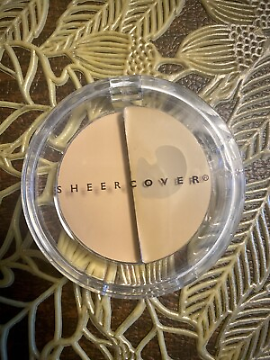 SHEER COVER Duo Concealer MEDIUM TAN Full Size 3g New Sealed HTF Discontinued $79.00