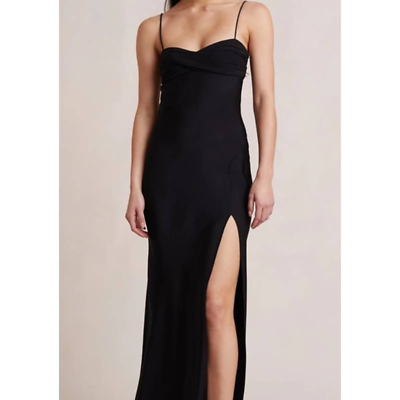#ad Bec amp; Bridge Giulia Black Leg Split Formal Cocktail Evening Maxi Dress Size 6 $155.00
