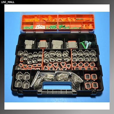 #ad 678 PCS DEUTSCH DT Connector Kit with 14 18AWG Solid Contacts Made in USA $409.99