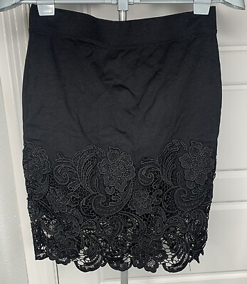 #ad Women’s Monde Black Pencil Skirt Size L $12.49